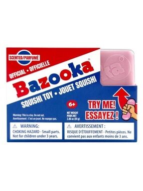 Bazooka Gum Squishy Toy